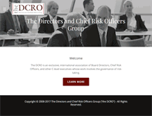 Tablet Screenshot of dcro.org